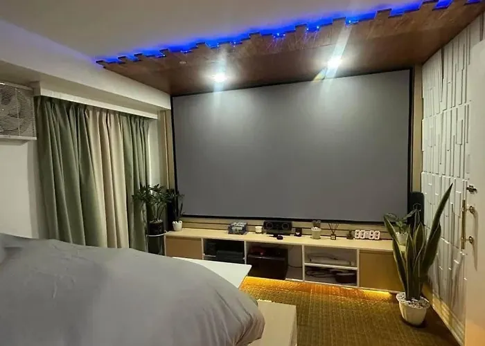 Aesthetic Condo Unit With Cinema Home Theater Japan Technology